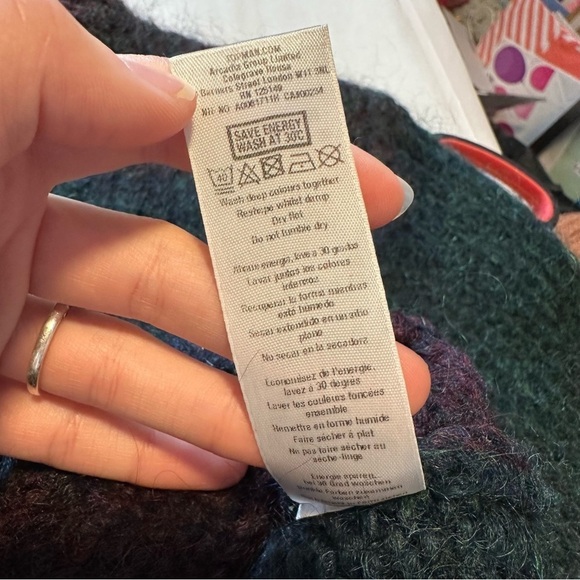 Topman knitwear ombré goat hair sweater - Picture 7 of 14